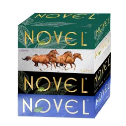Novel Box Tissue Scented 100 Pulls Pack of 4 (800 Sheets) | Ultra Soft