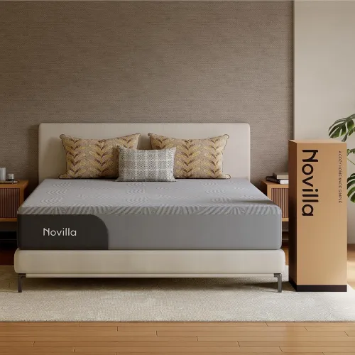 Image of Novilla Mattress Gel Memory Foam 8 Inch Cooling Comfort 