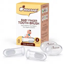 Novo Baby BPA-Free Silicone Baby Finger Toothbrush