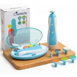 Novo Baby Electric Nail Cutter New Born 0-6 Months with LED Light