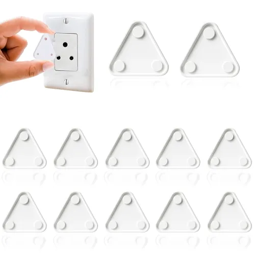 Image of Novo Baby 12-Piece Safety Electric Socket Plug Guards 