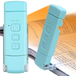 NOVUSOL USB Rechargeable Book Light for Reading in Bed at Night