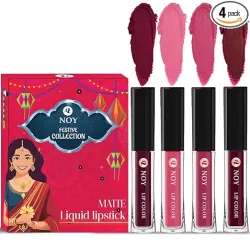 Noy Festival Collection 4 Liquid Matte Lipstick Shades