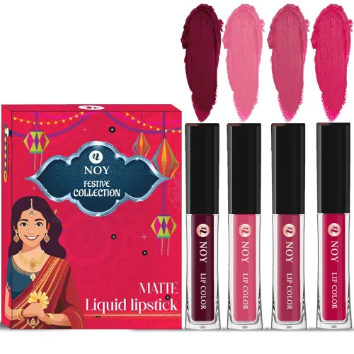 Image of Noy Liquid Matte Festival Lipstick Pack