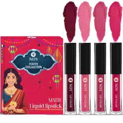 Noy Liquid Matte Festival Lipstick Pack