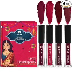 Noy Liquid Matte Lipstick Set of 4