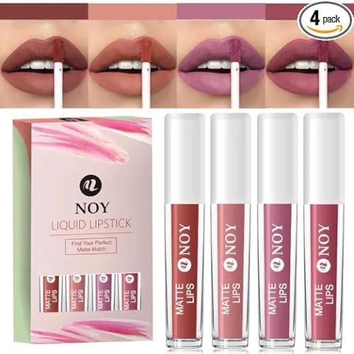 Image of NOY Nude Matte Lipstick Set of 4