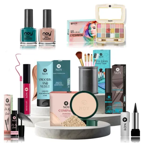 Image of NOY Ultimate Makeup Kit Features Blendable Shades For Seamless Makeup Application Pack of 14 pcs #340
