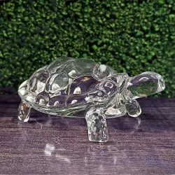 NRSON® Crystal Glass Tortoise Kachua Turtle