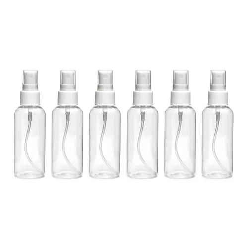 Image of nsb herbals 50 ml Transparent Plastic Empty Refillable Reusable Fine Mist Spray