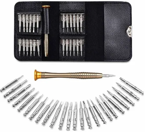 Image of Nsinc 25 in 1 Interchangeable Multipurpose Precision Mini Screwdriver Set Magnetic Slot Wrench Bits Repair Tools Kit Set