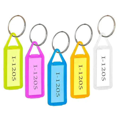 Image of NSSP Multicolor Keyring & Keychain with Name Tag Labels