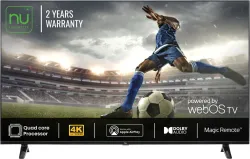 NU 109 cm (43 inch) Ultra HD (4K) LED Smart TV (LED43UWA1)