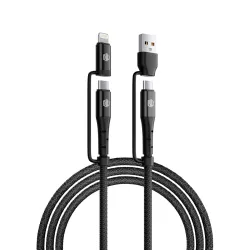 Nu Republic Blaze Quad 100W 4-in-1 Fast Charging Cable