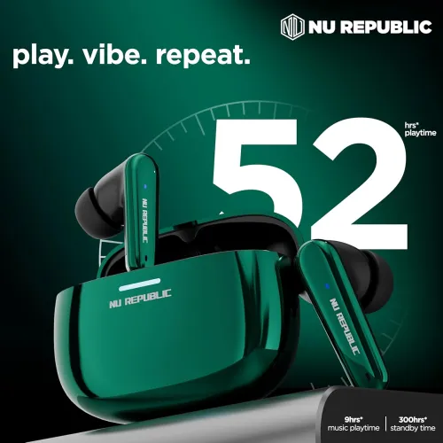Image of Nu Republic Epic X4 with 52 Hour Playtime, X-Bass® Technology, 13mm Neodymium Drivers