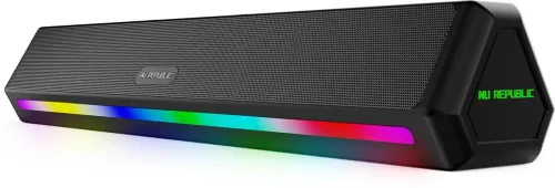 Image of Nu Republic PartyBox 240 | 24W Bluetooth Soundbar, 16H Playtime, RGB