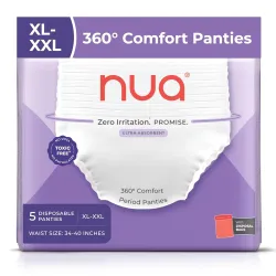 Nua 360° Comfort Period Panties (XL-XXL) | Pack of 5 