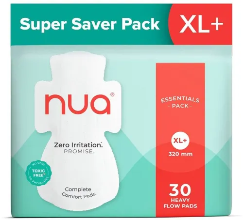 Image of Nua Complete Comfort 30 Heavy Flow XL+  (Pack of 30)