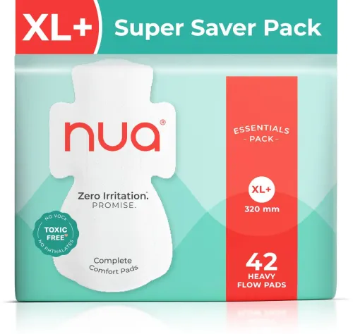 Image of Nua Complete Comfort XL+ Sanitary Pads (Pieces 42)