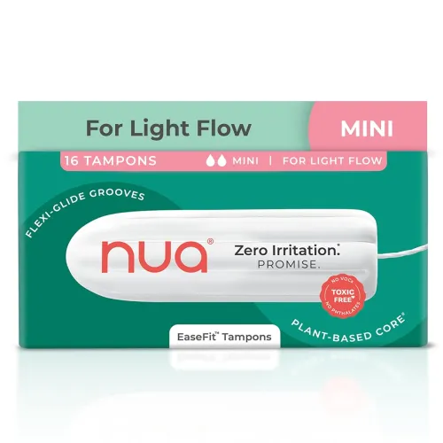 Image of Nua EaseFit Tampons for Light Flow 16 Tampons Gynaecologically Tested