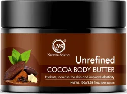Nuerma Science Cocoa Cold Body Butter Cream W/ Coffee & Vitamin E Oil For Rich Moisturization (100 g)
