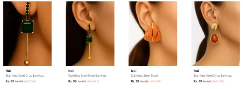 Image of Nui Earrings Starting @ ₹99