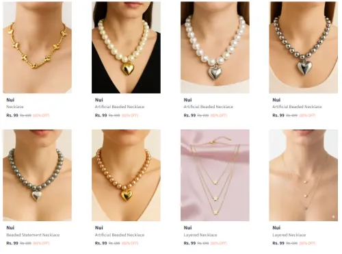 Image of Nui Necklace Starting @ ₹99