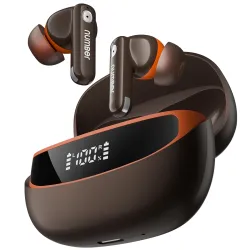 Number Navo Buds Z1 TWS Earbuds,72H Playtime,Digital Display Case,Quad-Mic ENC,Dual Pairing