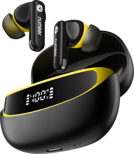 Image of Number Navo Buds Z1: TWS with 72H Playtime & Digital Display