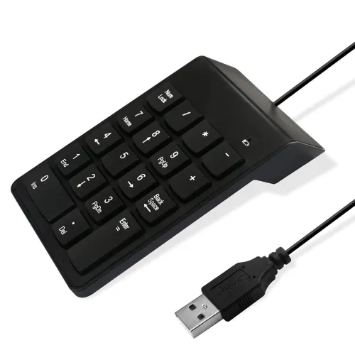Image of Number Pad Wireless 18 Key Numeric Keypads