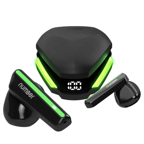 Image of Number Super Buds 111, AI ENC Gaming TWS Earbuds