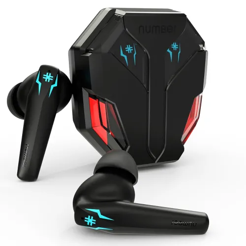 Image of Number Super Buds Pro GT99 Truly Wireless in Ear Earbuds with 50 Hours Playtime, 35ms Ultra Low Latency, Dual Pairing Ea
