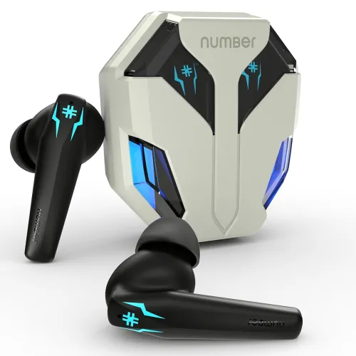 Image of Number Super Buds Pro GT99 Truly Wireless in Ear Earbuds with 50 Hours Playtime, 35ms Ultra Low Latency, Dual Pairing Ea
