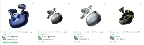 Image of Number True Wireless At Minimum 80% Discount