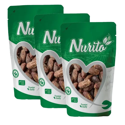 Image of Nurito Dried Fruits Nuts And Seeds (Dried Lal Chuara / Lal Sukha Khajoor, 600g (3x200g))