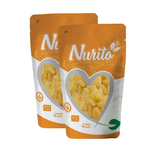 Image of Nurito Dried Pineapple Coin 500 Grams (250g X 4) – Family-Friendly Tasty, Softy & Chewy Healthy 