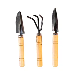 Nurturing Green® Set of 3 Gardening Hand Tools (Trowel, Cultivator, & Transplanter) |
