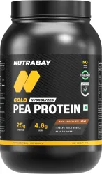 Nutrabay Gold Pea Protein Powder 25g Pea Protein (2 pounds, Rich Chocolate Creme)