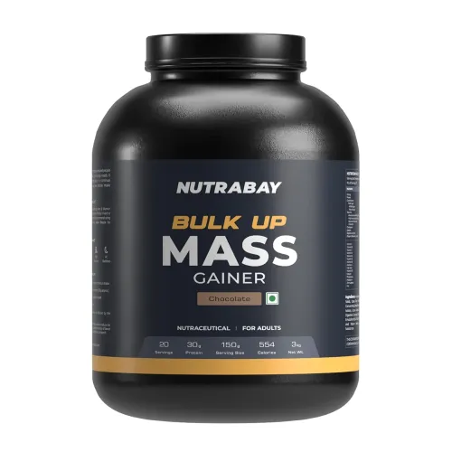 Image of Nutrabay Gold Bulk Up Mass Gainer Powder 3kg Chocolate