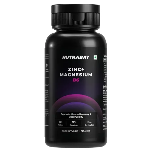 Image of Nutrabay Pro ZMA Veg Tablets, 60 Tablets
