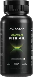 Nutrabay Wellness Fish Oil Omega 3 - 1000mg  (60 Tablets)