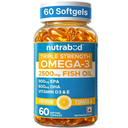 Image of Nutrabud Omega 3 Fish Oil 2500mg Capsules