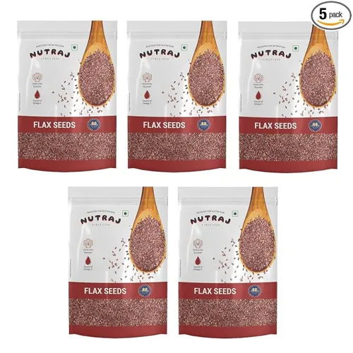 Image of Nutraj Flax Seeds 1kg (200g x 5) Pouch