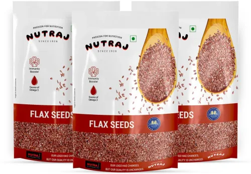 Image of Nutraj Flax Seeds 600g (200g x 3)