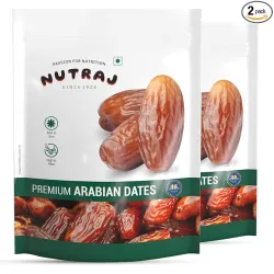 Nutraj UAE Arabian Dates 1kg (500g X 2)
