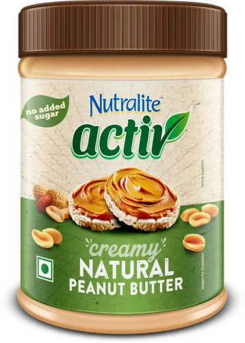 Image of Nutralite Activ Peanut Butter, Plant based protein source, Natural Creamy (1 kg)