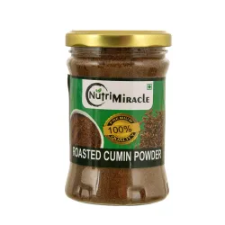 NUTRI MIRACLE Roasted Cumin Powder | Bhuna Jeera Powder | Jeera Powder, 150gm