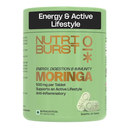 Image of Nutriburst Moringa 500mg – 60 Veg Tablets