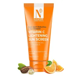 NutriGlow Advanced Organics Sunscreen SPF50 PA+++ Vitamin C Lightening Sunscreen