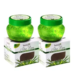 NutriGlow Aloe Vera Gel Great for Face, Hair, Acne, Sunburn, Bug Bites, Rashes
